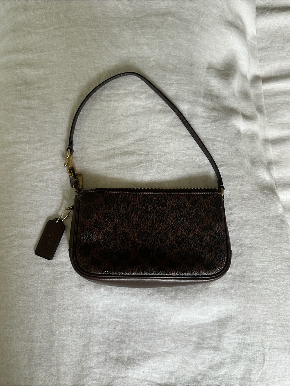 Coach Dark Brown Signature bag